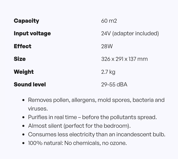 Ozoneair Purify 60