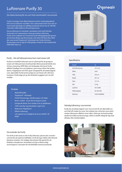 Ozoneair Purify 30